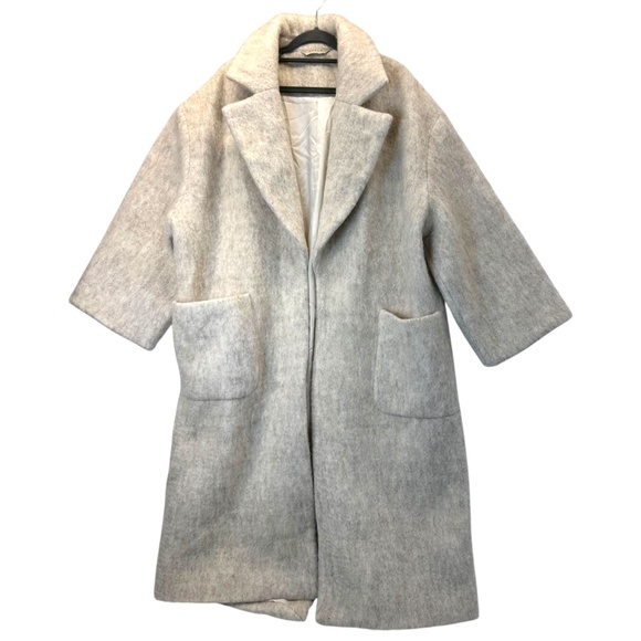 Chalk Womens Winter Coat Ivory One Size - Picture 6 of 8